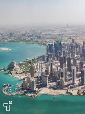 Stadtführung Doha: Doha von Oben 